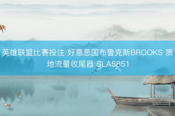英雄联盟比赛投注 好意思国布鲁克斯BROOKS 质地流量收尾器 SLA5851