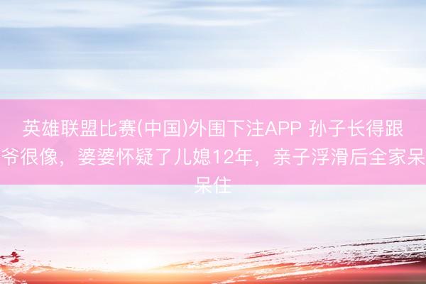 英雄联盟比赛(中国)外围下注APP 孙子长得跟爷爷很像,婆婆怀疑了儿媳12年,亲子浮滑后全家呆住