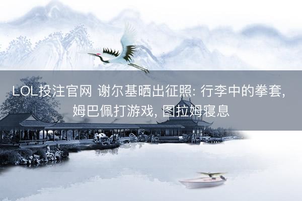 LOL投注官网 谢尔基晒出征照: 行李中的拳套， 姆巴佩打游戏，<a href=